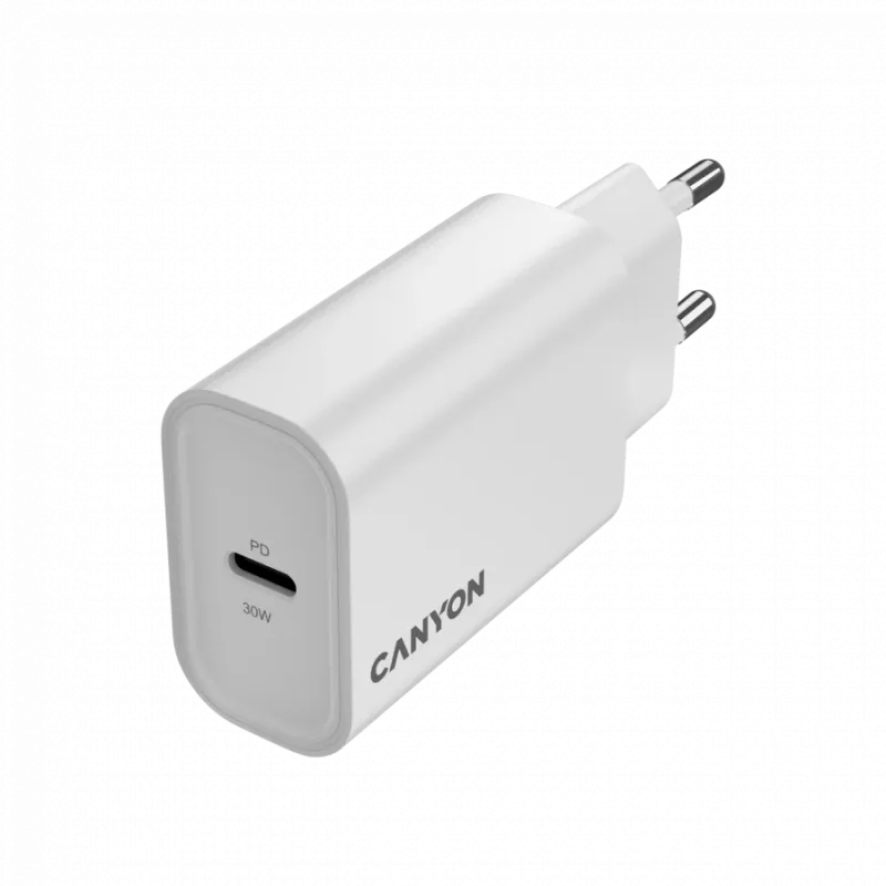 CANYON laturi OnCharge 30CL Max Power 30W 1xPD EU valkoinen