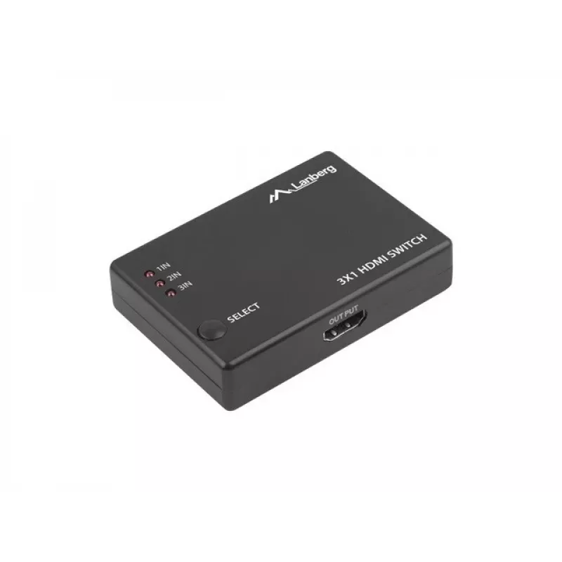 LANBERG VIDEOSWITCH 3X HDMI + MICRO-USB-PORTTI