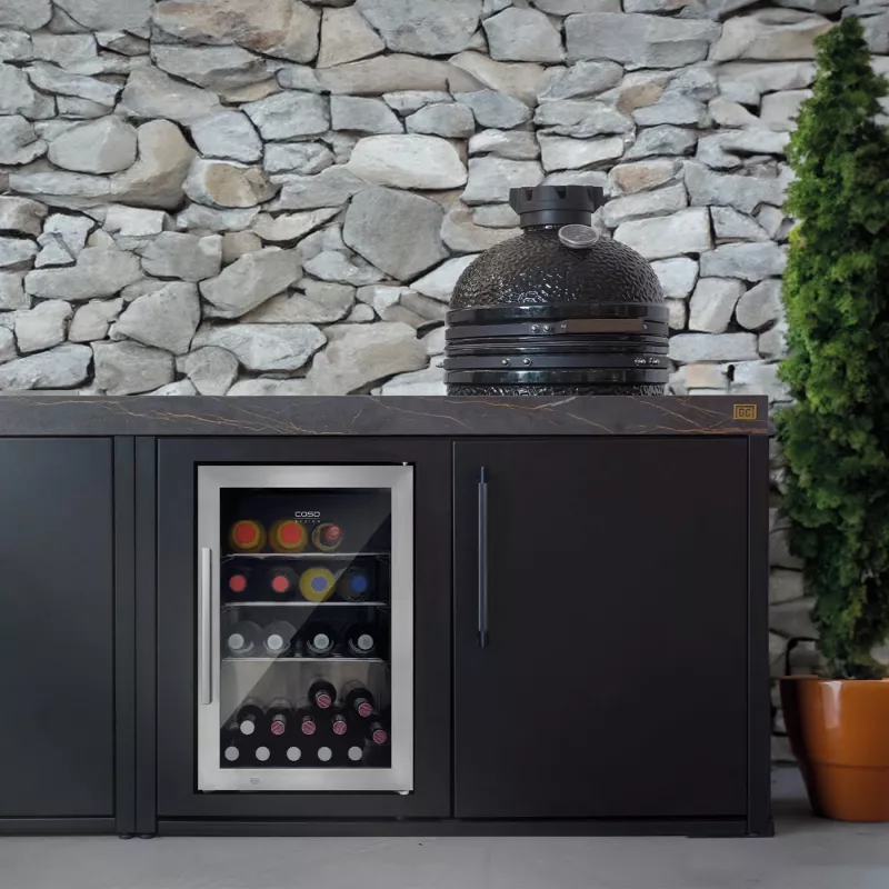 Caso | Barbecue Cooler | S-R | energiatehokkuusluokka A | kalusteeseen asennettava | ruostumaton teräs