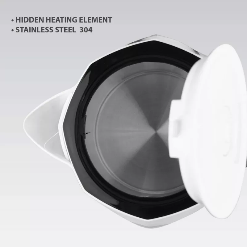 Sähköinen vedenkeitin Maestro MR-058-WHITE 1,8 L, 2000 W, johdoton, irrotettava suodatin
