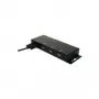 EXSYS EX-1166HMV 4-porttinen ulkoinen USB 2.0 -metallikeskitin, ruuvattava