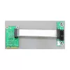 Riser-kortti Mini PCI Express > PCI Express x1 vasemmalle suunnattu
