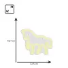 LED-neonvalo MANTA SNL103WH – hevosaihe, valkoinen