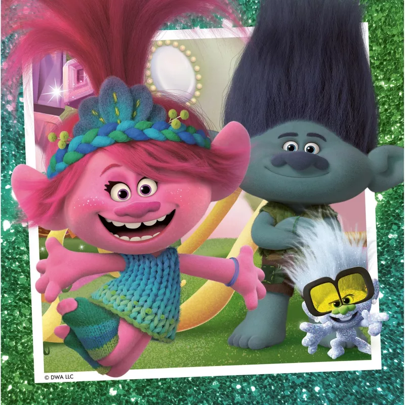 Lastenpalapeli Trolls 3 (3x 49 palaa)