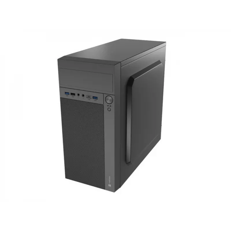 PC-kotelo NATEC Helix Mini Tower musta — microATX/Mini-ITX, 3×3,5