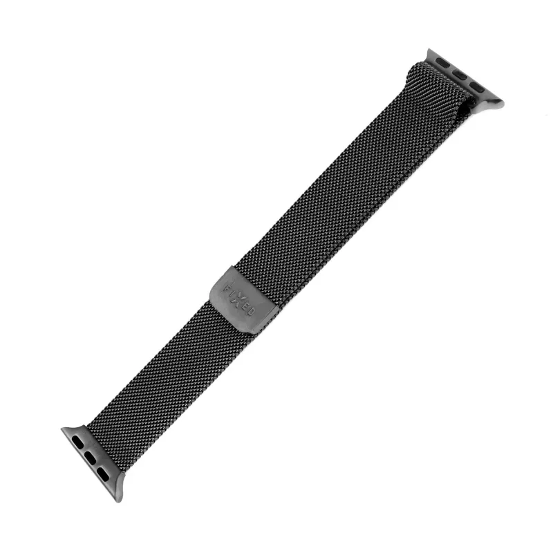 Fixed | Mesh-ranneke Apple Watch 38/40/41 mm -kelloon | musta
