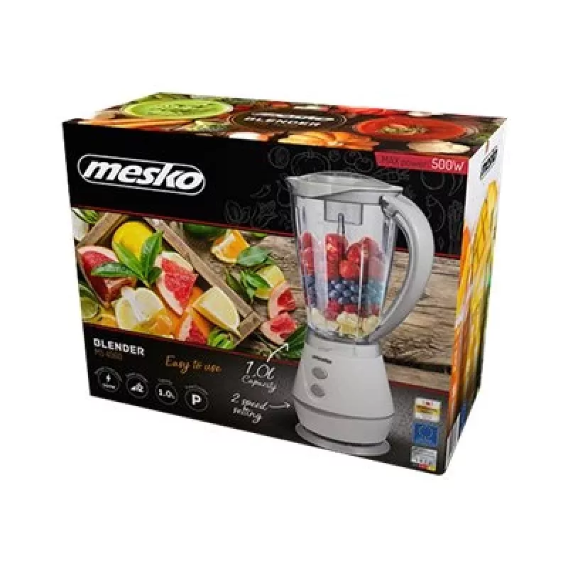 Mesko MS 4060g pöytätehosekoitin 1 L pöytämikseri 500 W harmaa