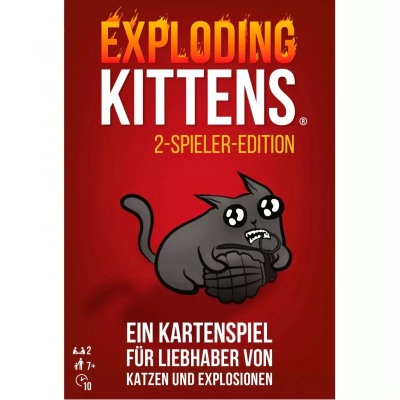 Exploding Kittens - 2 pelaajan versio, korttipeli