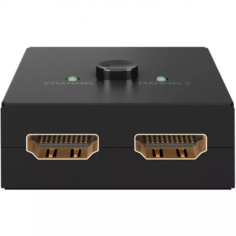 Goobay 58485 manuaalinen HDMI-kytkin 2 -> 1, 4K 30 Hz