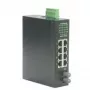 Verkkokytkin ROLINE Industrial Switch 7x RJ-45 1x ST hallitsematon, täysduplex