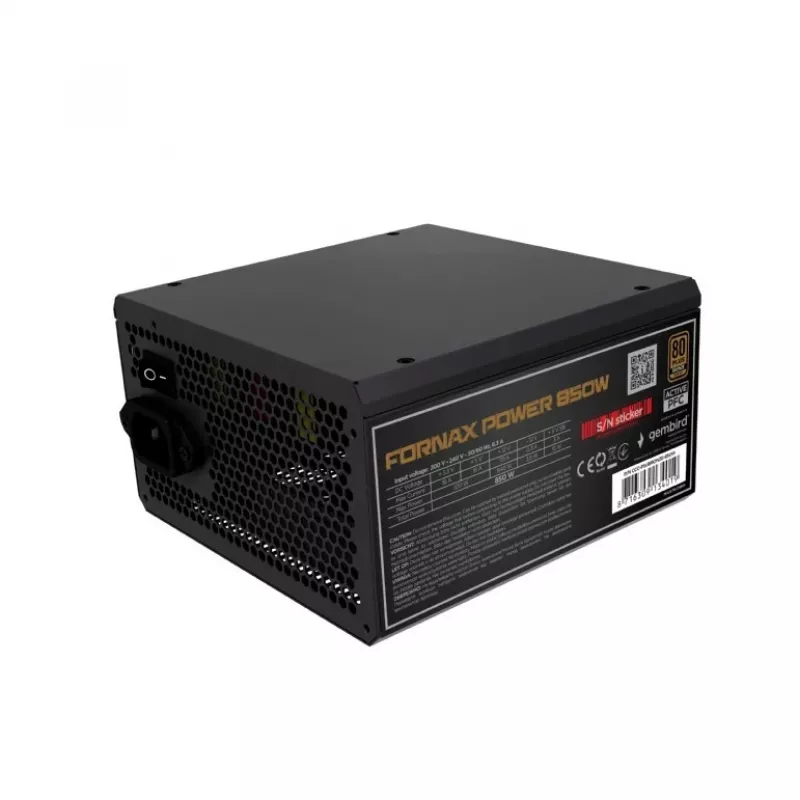 Virtalähde 850W aktiivinen PFC 12 cm tuuletin 80+ Bronze teollisuus