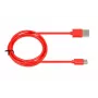 USB-kaapeli IBOX IKUMTCR 1 m, USB A - USB-C, USB 2.0, punainen
