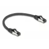 Verkkokaapeli DeLOCK 80566 RJ-45 Cat8.1 0,25 m musta