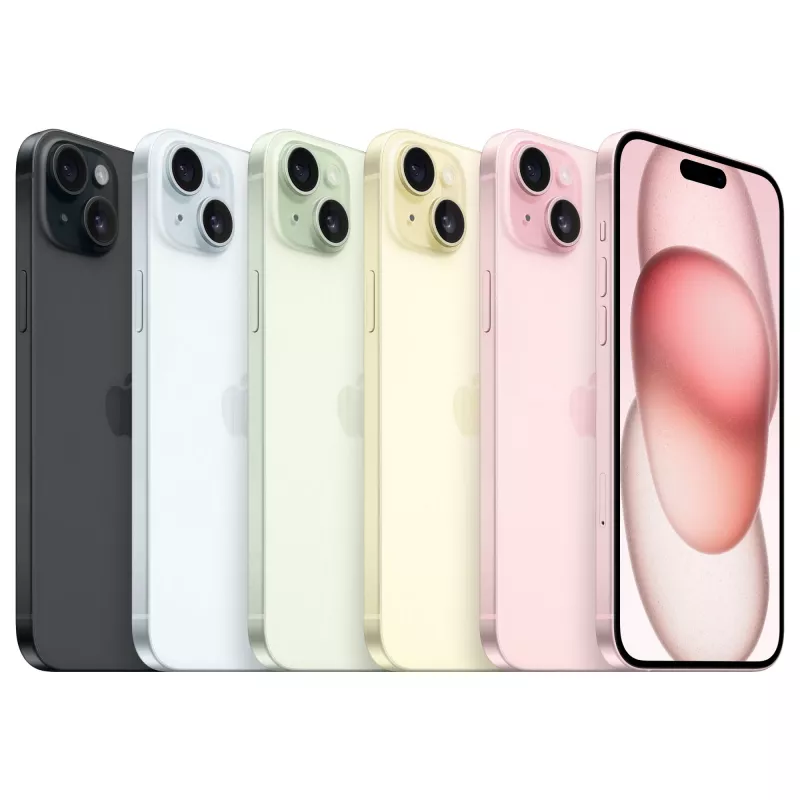 Apple iPhone 15 Plus 17 cm (6,7 inch) Dual-SIM iOS 17 5G USB Type-C 512 GB musta (MU1H3ZD/A)