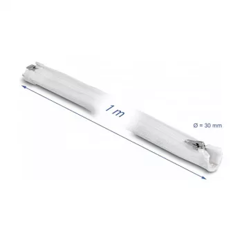 Punottu sukka DeLOCK 20822 1 m x 30 mm valkoinen