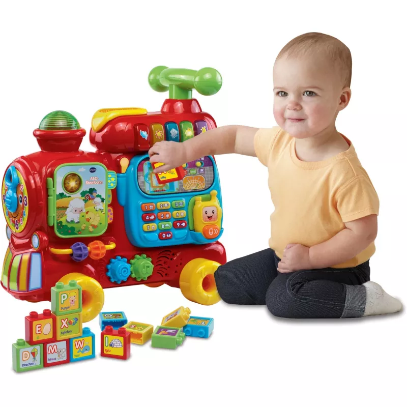 VTech Baby 80-181904 ABC-rautatie, potkuauto, 4 pyörää, 12–36 kk