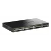 D-Link 52-porttinen Gigabit Stackable PoE+ Smart Managed -kytkin, 4 x 10G SFP+ -porttia