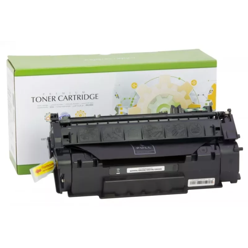 Yhteensopiva Static-Control Hewlett-Packard Q5949A/Q7553A/CRG-708/CRG-715, musta, 3000 sivua