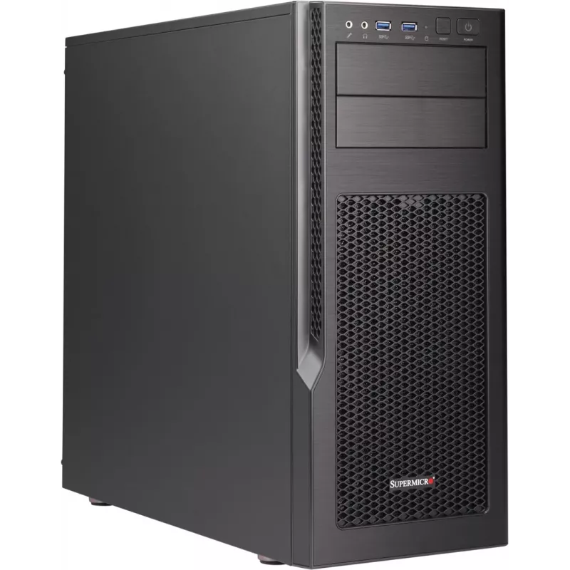 Tietokonekotelo Supermicro SuperChassis GS5A-754K Midi Tower musta, harmaa