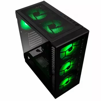 Kolink Observatory HF Glass ARGB Midi-Tower - musta