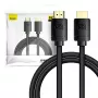 Baseus High Definition Series HDMI 2.1 -kaapeli, 8K 60Hz, 3D, HDR, 48Gbps, 2 m (musta)