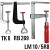 Bessey LM10/5R8 - teräs - puu - sinkki