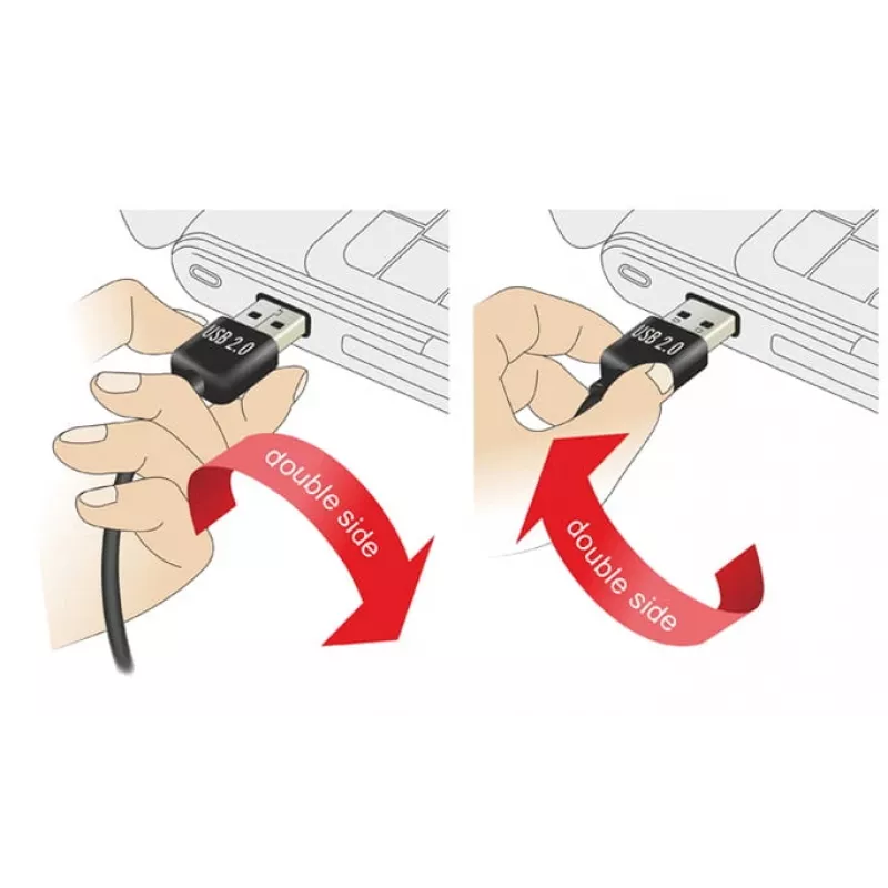 USB-kaapeli DeLOCK 2 m USB 2.0 A - B m/m