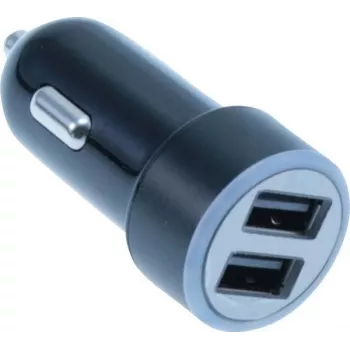 Matkalaturi MediaRange MRMA103-02 auto savukkeensytytin 12/24V 2 USB-liitäntää