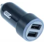 Matkalaturi MediaRange MRMA103-02 auto savukkeensytytin 12/24V 2 USB-liitäntää