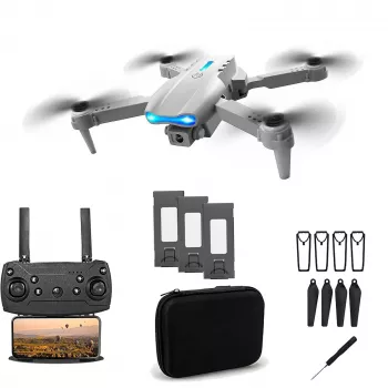 E99 Pro -drooni | drooni + 3 akkua + kuljetuslaukku -sarja | 1800mAh