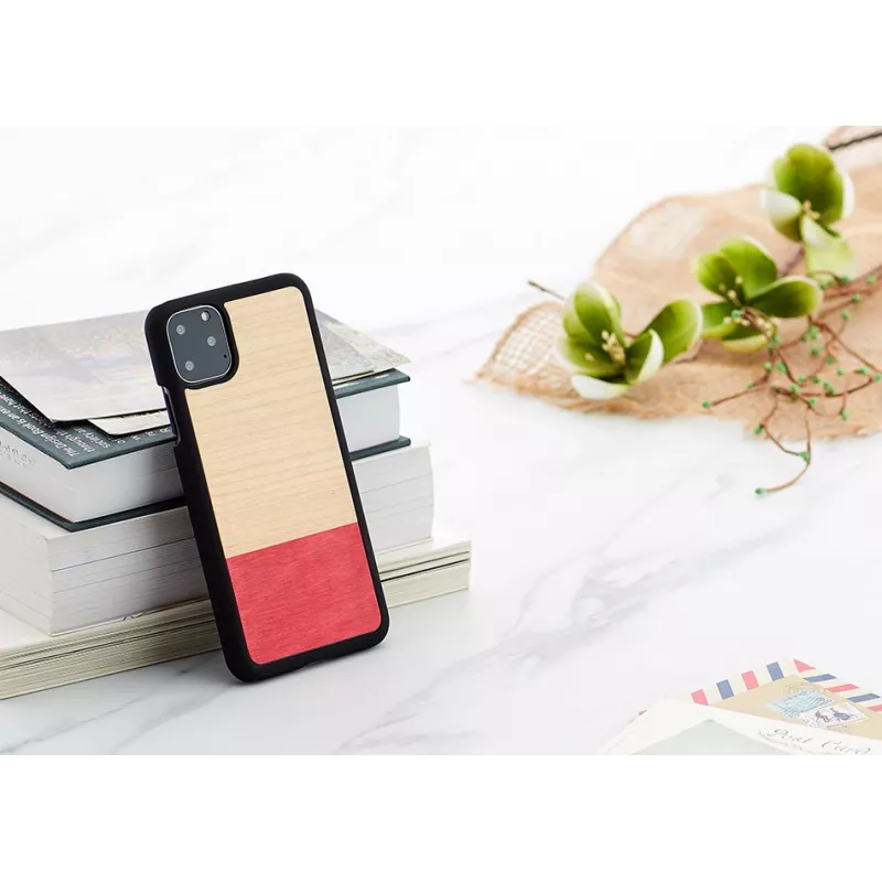 Älypuhelinkotelo man and wood iPhone 11 Pro Maxille — musta suojakotelo