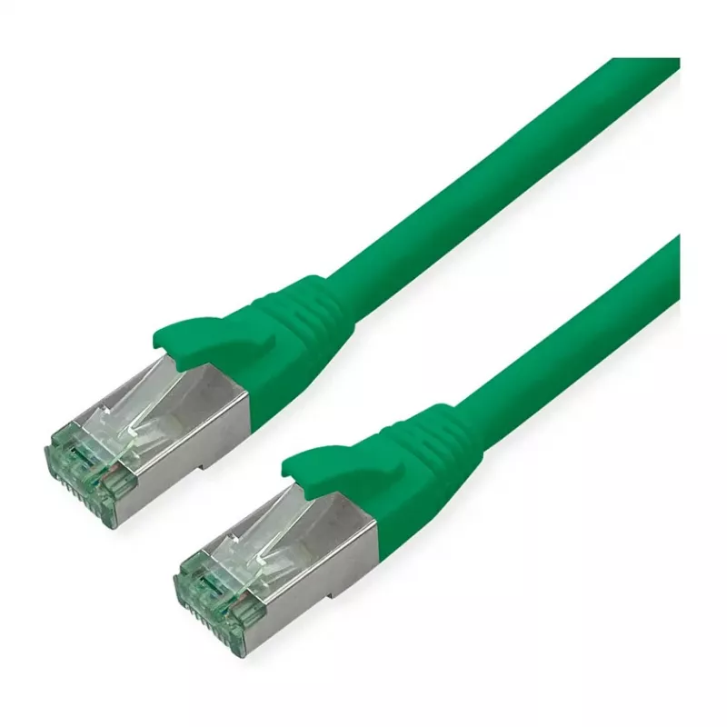 ROLINE RM -verkkokaapeli Cat.6A S/FTP (PiMF), vihreä, 0,3 m