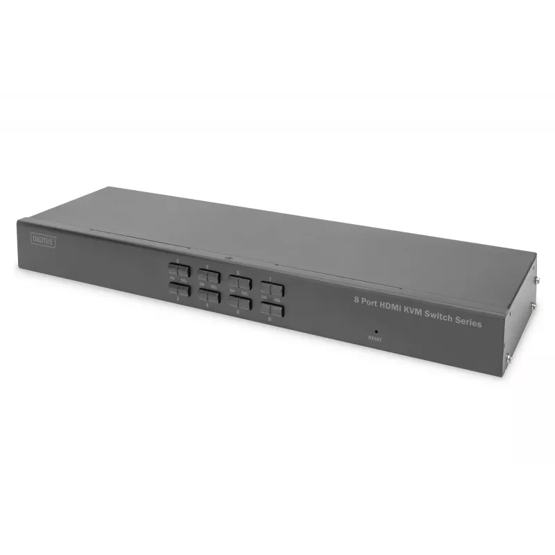 Digitus 8-porttinen HDMI KVM-kytkin USB 4K Ultra HD