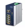 Hallitsematon kytkin PLANET IP30 Ind 8-P 10/100/1000T