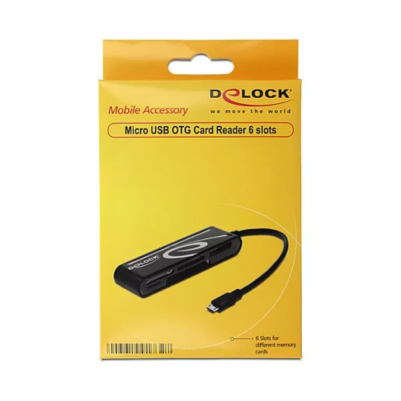 Kortinlukija DeLOCK 91732 USB 2.0 musta