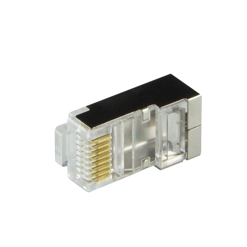 Johdinliitin RJ45 LogiLink MP0022 musta läpinäkyvä