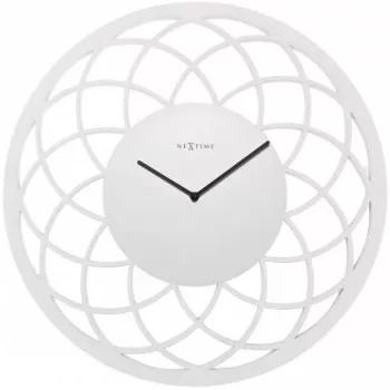 NeXtime kello 3115wi Big Dreamcatcher, Ø60 cm, seinäkello, valkoinen