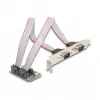 DeLOCK 95276 sisäinen RS-232-sovitin Mini PCI Express vihreä