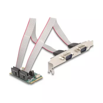 DeLOCK 95276 sisäinen RS-232-sovitin Mini PCI Express vihreä