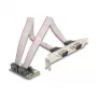 DeLOCK 95276 sisäinen RS-232-sovitin Mini PCI Express vihreä