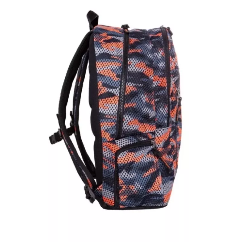 Reppu CoolPack Impact II Camo Mesh oranssi