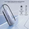 UNITEK aktiivinen USB-C-keskitin 10GBPS, M.2, HDMI, PD 100W