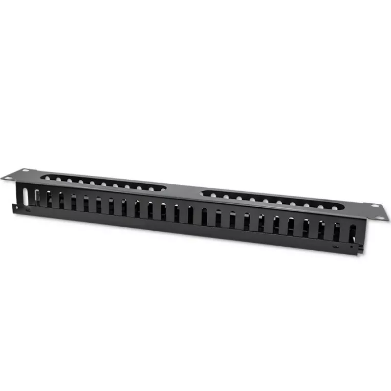 Kaapelinhallinta QOLTEC 54514 19 tuuman rackeihin, 24 porttia
