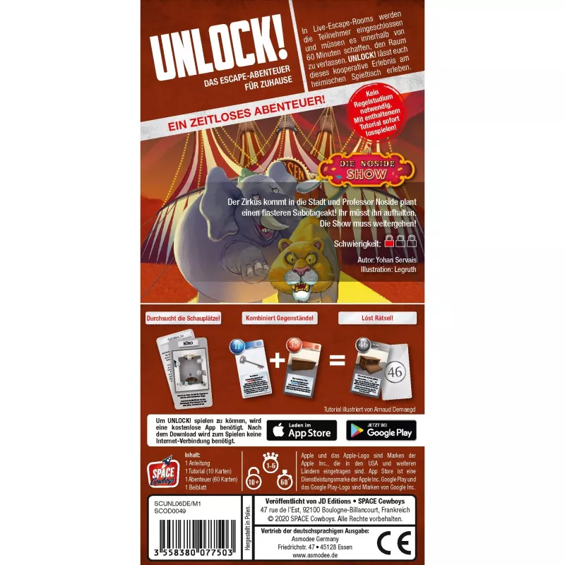 Unlock - Die Noside-Show, juhlapeli