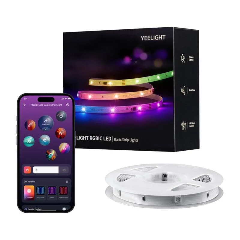 LED-nauha RGBIC Yeelight Led Basic Strip Lights 6m