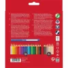 Faber-Castell 112819 Grip Skin Tones värikynät, 18+6