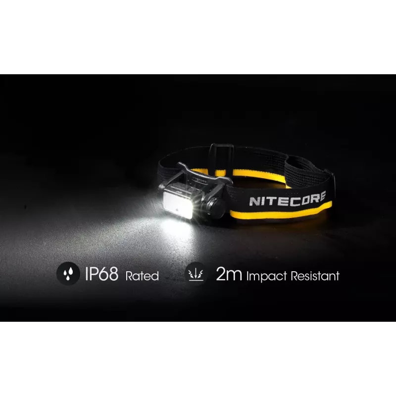 Otsalamppu Nitecore NU40 musta LED 2 lamppua IP68