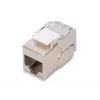 Keystone-moduuli Digitus CAT 6A RJ-45 suojattu hopea 1 kpl
