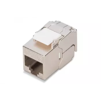 Keystone-moduuli Digitus CAT 6A RJ-45 suojattu hopea 1 kpl
