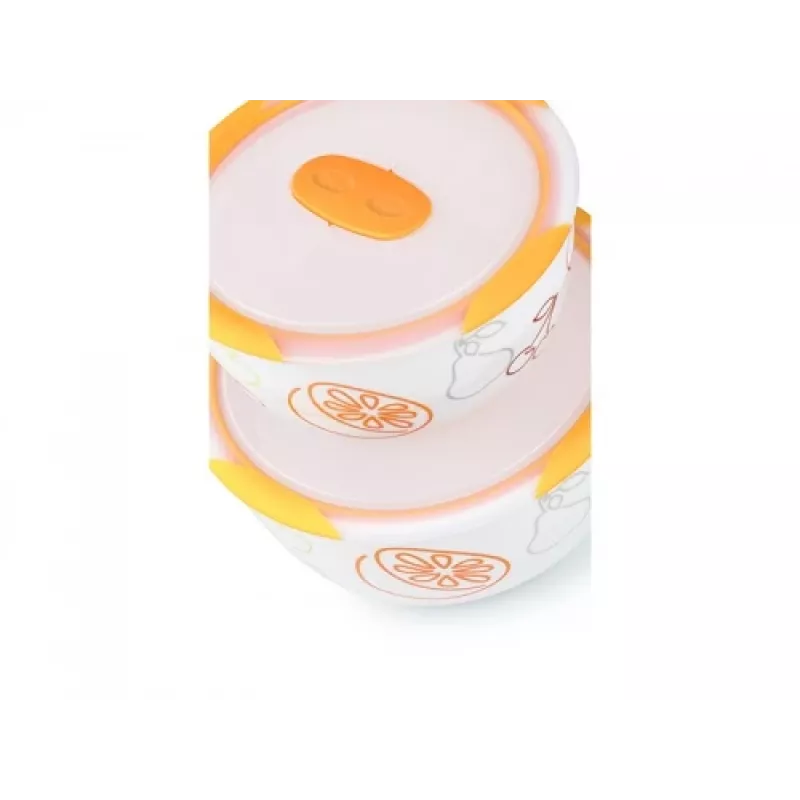 Salaattikulho Oursson BS4781RC/OR pyöreä keraaminen 2 kpl
